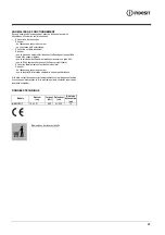 Предварительный просмотр 21 страницы Indesit H 461 IX. 1 1 Instructions For Use Manual