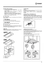 Предварительный просмотр 39 страницы Indesit H 461 IX. 1 1 Instructions For Use Manual