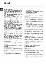 Предварительный просмотр 60 страницы Indesit H 461 IX. 1 1 Instructions For Use Manual