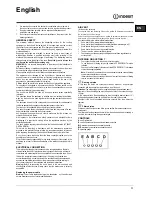 Предварительный просмотр 11 страницы Indesit H 563 Instructions For Use Manual