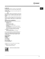 Preview for 21 page of Indesit H661.1 Instructions For Use Manual