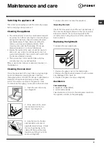 Preview for 11 page of Indesit HI 50.B Operating Instructions Manual