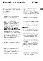 Preview for 21 page of Indesit HI 50.B Operating Instructions Manual