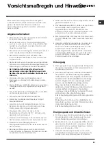 Preview for 43 page of Indesit HI 50.B Operating Instructions Manual