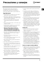 Preview for 65 page of Indesit HI 50.B Operating Instructions Manual