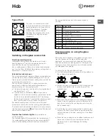 Preview for 9 page of Indesit HI 50EK.A Operating Instructions Manual