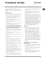 Preview for 11 page of Indesit HI 50EK.A Operating Instructions Manual