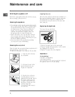 Preview for 12 page of Indesit HI 50EK.A Operating Instructions Manual