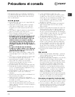 Предварительный просмотр 20 страницы Indesit HIM 50 EK.A Operating Instructions Manual