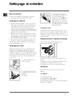 Предварительный просмотр 21 страницы Indesit HIM 50 EK.A Operating Instructions Manual