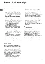 Preview for 8 page of Indesit HIP 6 F IX Instructions For Use Manual