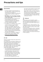 Preview for 16 page of Indesit HIP 6 F IX Instructions For Use Manual