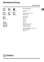 Предварительный просмотр 17 страницы Indesit HIP 6 F IX Instructions For Use Manual