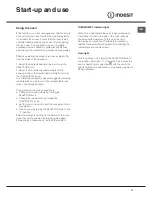 Preview for 17 page of Indesit I5ESH1E/ I Operating Instructions Manual