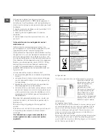 Preview for 32 page of Indesit I5ESH1E/ I Operating Instructions Manual