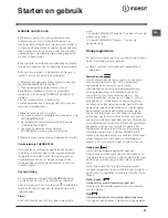 Preview for 33 page of Indesit I5ESH1E/ I Operating Instructions Manual