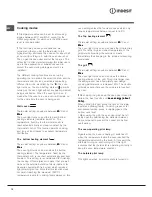 Preview for 10 page of Indesit I5ESHA U Operating Instructions Manual