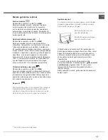 Preview for 39 page of Indesit I5ESHA U Operating Instructions Manual