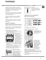 Preview for 45 page of Indesit I5ESHA U Operating Instructions Manual