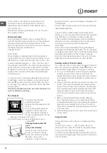 Preview for 12 page of Indesit I5G52G /UA Operating Instructions Manual