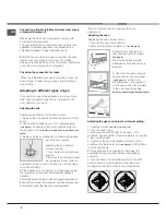 Preview for 6 page of Indesit I5GG /U Operating Instructions Manual