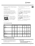 Preview for 9 page of Indesit I5GG /U Operating Instructions Manual