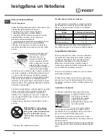 Preview for 36 page of Indesit I5GG /U Operating Instructions Manual