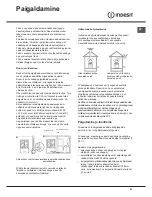 Preview for 41 page of Indesit I5GG /U Operating Instructions Manual