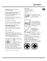 Preview for 43 page of Indesit I5GG /U Operating Instructions Manual