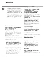 Preview for 48 page of Indesit I5GG /U Operating Instructions Manual