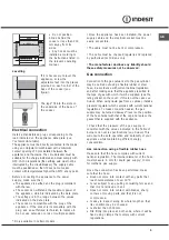 Предварительный просмотр 5 страницы Indesit I5GG0G Operating Instructions Manual