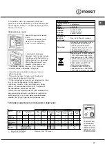 Предварительный просмотр 17 страницы Indesit I5GG0G Operating Instructions Manual