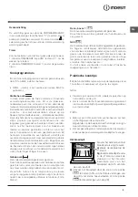 Preview for 9 page of Indesit I5GS1G/NL Operating Instructions Manual