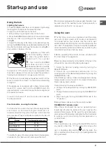 Preview for 21 page of Indesit I5GS1G/NL Operating Instructions Manual