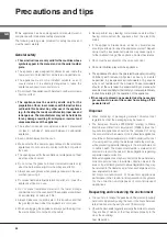 Preview for 24 page of Indesit I5GS1G/NL Operating Instructions Manual