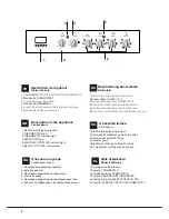 Предварительный просмотр 6 страницы Indesit I5V7H6A Operating Instructions Manual