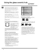 Предварительный просмотр 26 страницы Indesit I5V7H6A Operating Instructions Manual