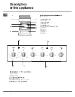 Preview for 4 page of Indesit I5VSH /UK Operating Instructions Manual