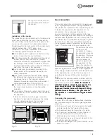 Preview for 3 page of Indesit I6G52 Operating Instructions Manual