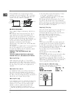 Preview for 4 page of Indesit I6G52 Operating Instructions Manual