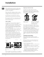 Preview for 4 page of Indesit I6GG0G Operating Instructions Manual