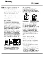 Preview for 22 page of Indesit I6GG0G Operating Instructions Manual