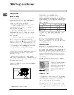 Preview for 8 page of Indesit I6GG1/UK Operating Instructions Manual