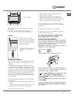 Preview for 5 page of Indesit I6GG10G /EX Operating Instructions Manual