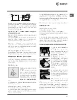 Предварительный просмотр 17 страницы Indesit I6GG1F.1/I Operating Instructions Manual