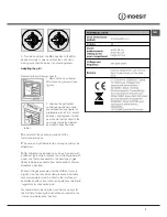 Preview for 7 page of Indesit I6GG1G Operating Instructions Manual