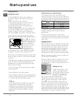 Preview for 9 page of Indesit I6GG1G Operating Instructions Manual