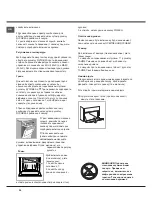 Preview for 30 page of Indesit I6GG1G Operating Instructions Manual