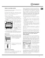 Предварительный просмотр 5 страницы Indesit I6GSH2AG Operating Instructions Manual