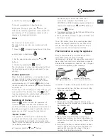 Предварительный просмотр 12 страницы Indesit I6I6C6A/UK Operating Instructions Manual